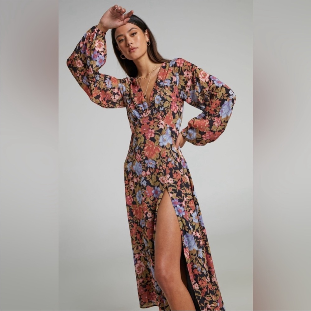 Floral Long Sleeve Dress